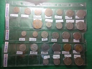 Colección monedas 8 países Europa pre-Euro