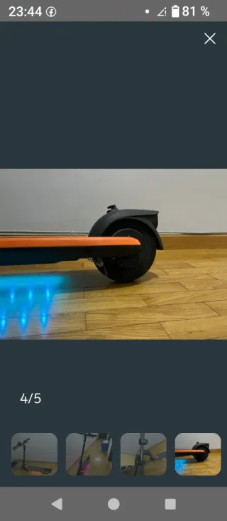 Patinete eléctrico casi sin uso venta o cambio