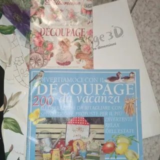 Manuale e immagini per decoupage