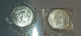 Colección 9 Monedas Plata España Conmemorativas