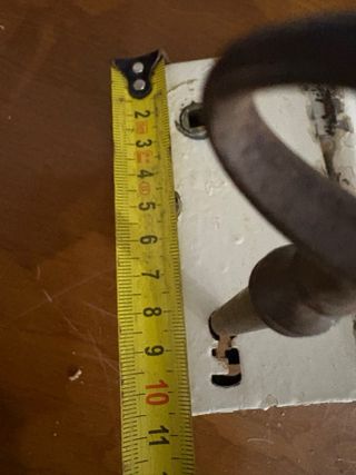 Antigua cerradura con llave