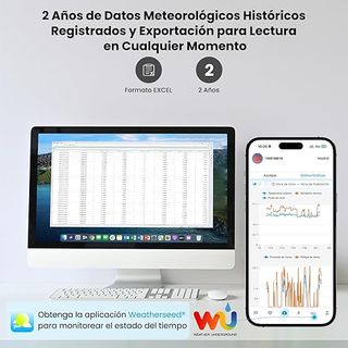 Estación Meteorológica WiFi Sainlogic SA68 Plus