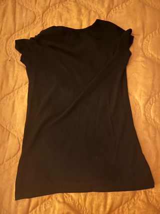 Camiseta Lacoste Mujer Talla M Negra
