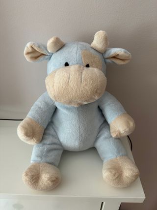 Peluche Vaca Azul Suave