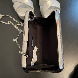 Bolso de fiesta plateado