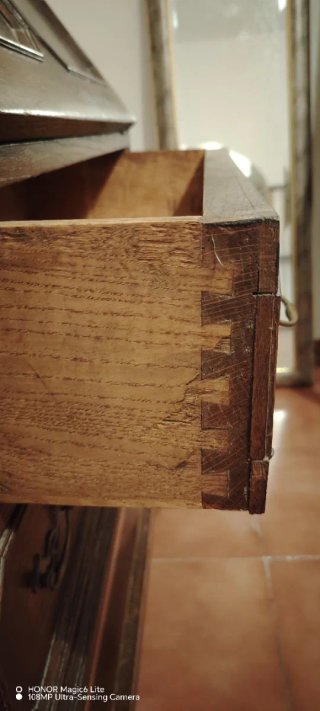 Escritorio antiguo madera roble