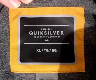 Abrigo Quiksilver XL Azul/Amarillo