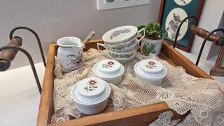 Mermeladero  porcelana Pilivuit con flor