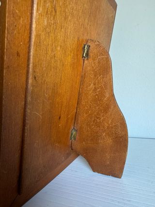 Marco madera tallada mano vintage