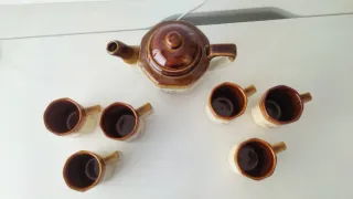 Precioso Juego de Café Vintage Espigas retro