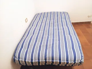 Colchón clásico capitoné 110x190 –Plegable y Firme