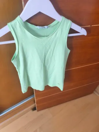 Conjunto falda tul y camiseta verde T8-9 Mayoral