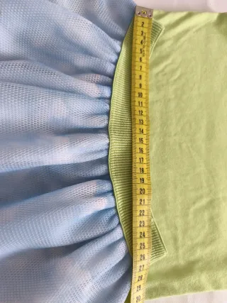 Conjunto falda tul y camiseta verde T8-9 Mayoral