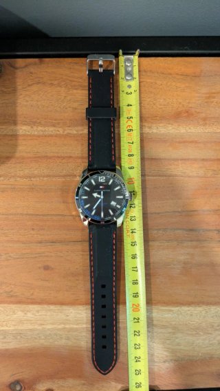 Reloj de hombre Tommy Hilfiger Negro y Plateado