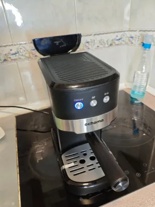 cafetera espresso de 15 bares Gourmia con varita