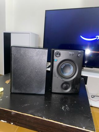 Altavoces Monitores Estudio Negro