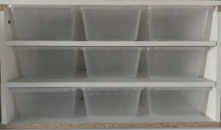 Rack para Répteis com 9 Caixas Incluidas