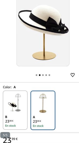 Soporte para sombrero/peluca ajustable. NUEVO