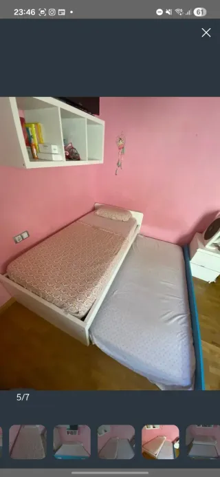 Cama nido con otra cama