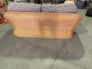 Sillón de mimbre vintage