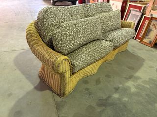 Sillón de mimbre vintage