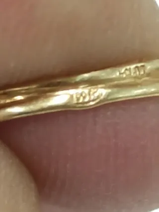 Anillo Oro 18k 750 Zafiros y Diamantes