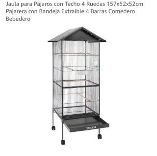 Aviario completo para pájaros