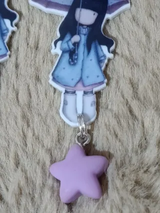 Orecchini per bambine con ombrello e stella