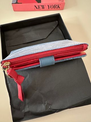 Cartera Mujer Aca New York Rojo y Azul