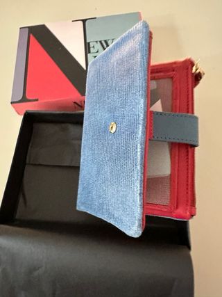 Cartera Mujer Aca New York Rojo y Azul