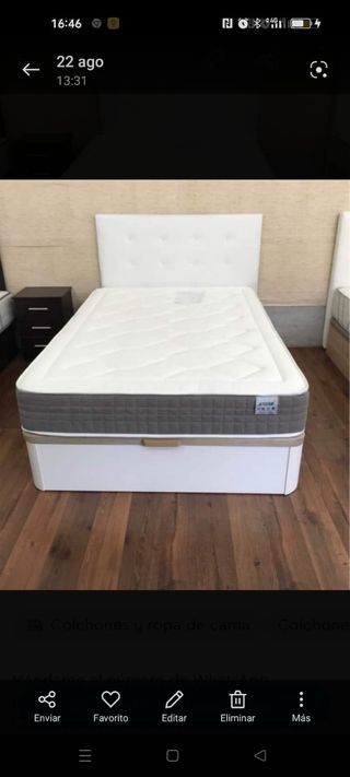 Colchón y canapé