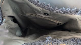 Bolso borreguillo gris