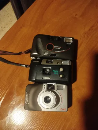 Lote 3 Cámaras Canon Vintage