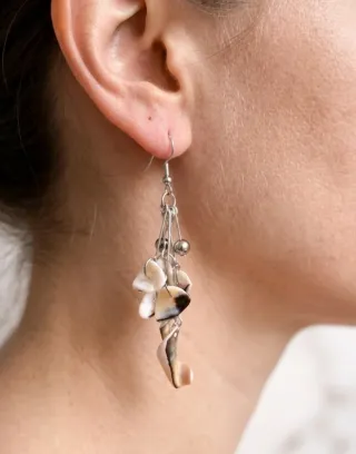 Orecchini handmade conchiglie boho chic