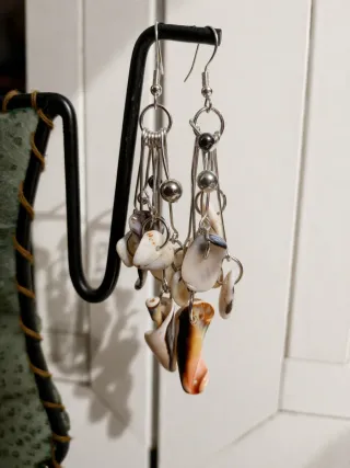 Orecchini handmade conchiglie boho chic