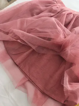 Falda tul rosa nude T9-10 El Corte Inglés