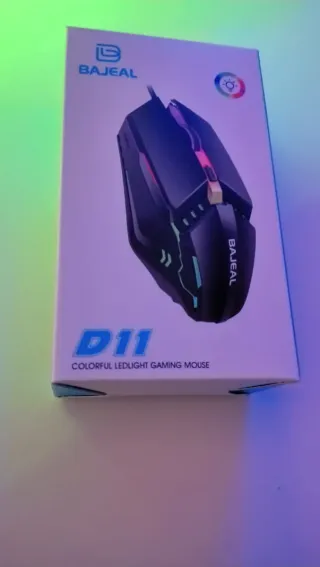 Ratón Gaming por cable con luces RGB