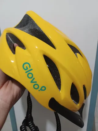 Casco Glovo Amarillo
