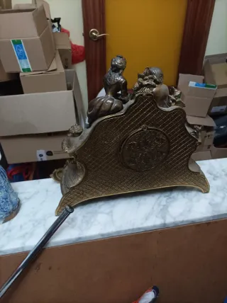 Reloj de sobremesa bronce cuerda