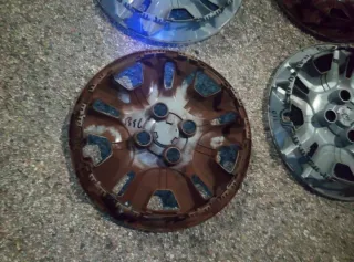 Tapacubos Dacia 14 Negro/Plata