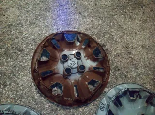 Tapacubos Dacia 14 Negro/Plata