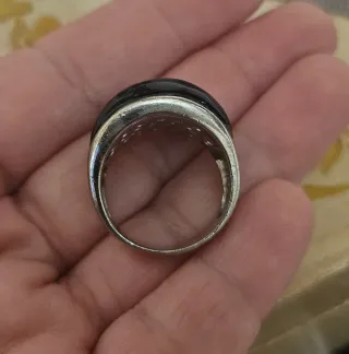 Anillo Plata y Amatista Morada