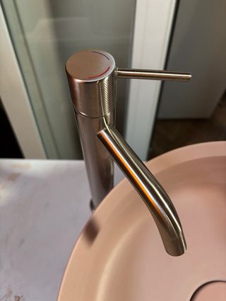 Grifo lavabo caño alto monomando cromado