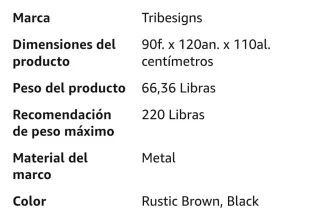 - Marca "Tribesigns" mesa de Bar de 3 niveles.