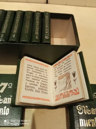 Mini libros Mandamientos Caja
