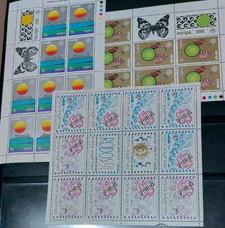 (nu63/65)Austria- Man-Malta-Albania