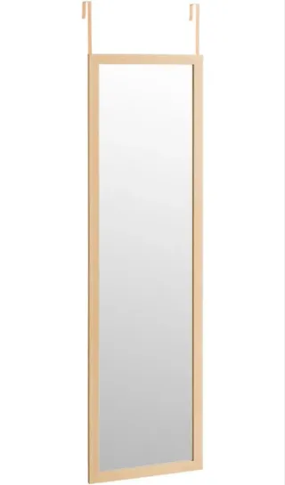 Espejo de puerta madera y cristal