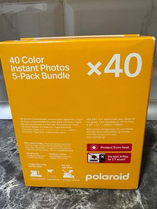 Papel Foto Polaroid i-Type Color (40 fotos)