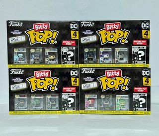 4 Funko Pop! Bitty DC Batman Mystery