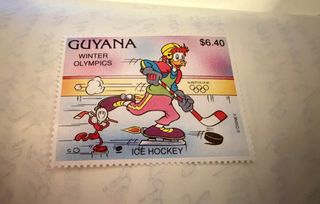 Colección sellos Disney Guyana Liyana